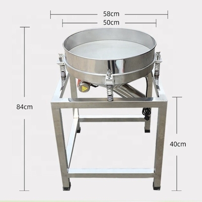 Customized High Screening Rate Circular Ultrasonic Vibrating Screen for Powder Granule