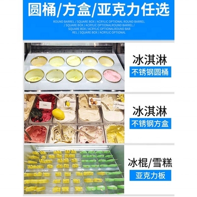 Automatic Defrost Super Performance Ice Cream Display Freezer with Low Investment