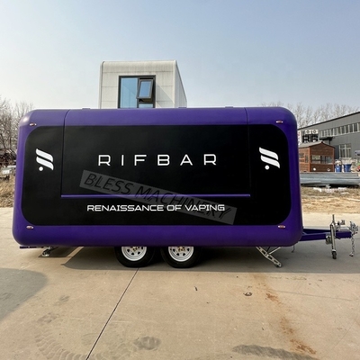 Customized 3.8*1.6*2.35m Mobile Food Truck with Full Kitchen and Customized Condition
