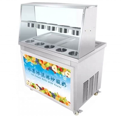 2022 world best salable fried ice cream machine with low investment and long working life