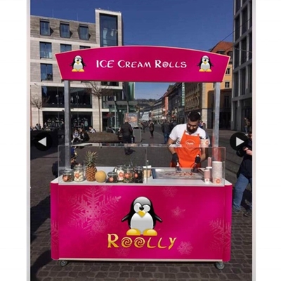 Seasoning Plant Ice Cream Cart Philippines with Long Working Life and Low Investment