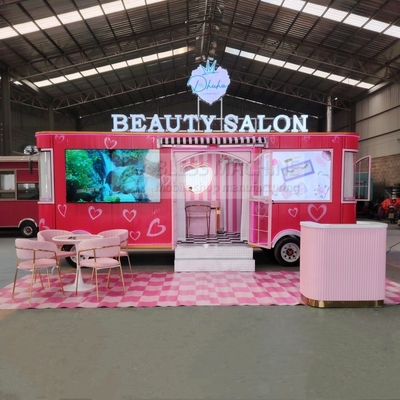 2500W-5000W Mobile Food Warmer Cart/Crepe Food Trailer Custom Design Multi-functional