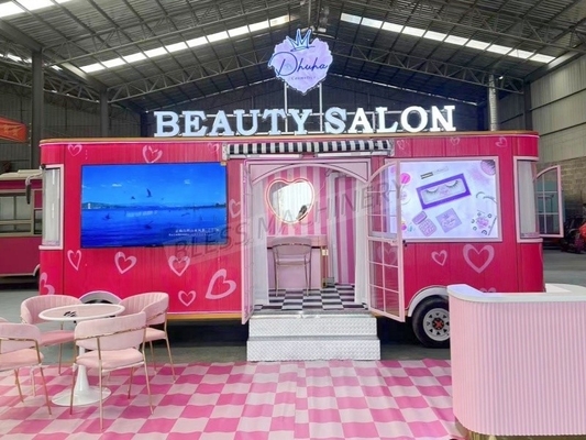 85kms Long Distance US Standard Coffee Food Trailer for Customized Mobile BBQ Snack Van