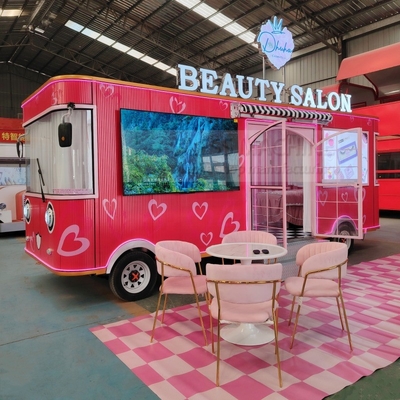 85kms Long Distance US Standard Coffee Food Trailer for Customized Mobile BBQ Snack Van