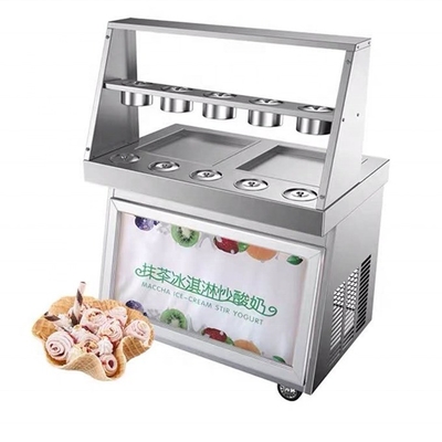s Leading 23 Years Ice Cream Rolls Cart with Low Investment and Milk Raw Material