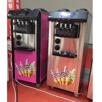 304 Stainless Steel Material Soft Serve Ice Cream Machine Philippines 16-88L/h Capacity