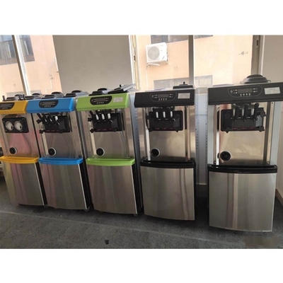 304 Stainless Steel Material Soft Serve Ice Cream Machine Philippines 16-88L/h Capacity