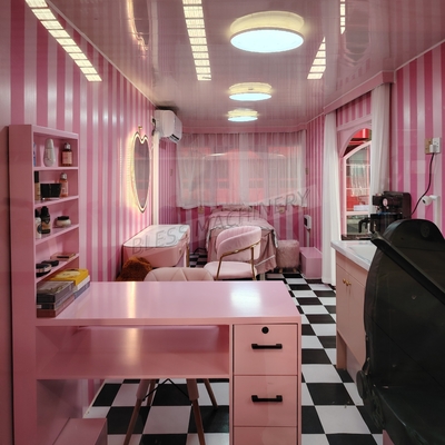 Customized Mobile Salon Truck for Hair Cutting and Shave in Building Material Shops