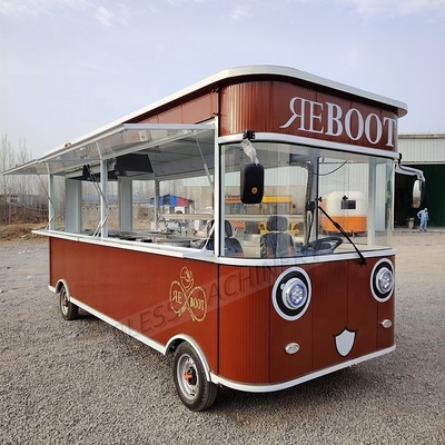 Commercial Electric Fast Food Trailer with Good Reputation and Driving Car Function