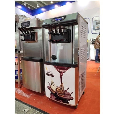 2022 Soft Serve 3 Flavor Vending Ice Cream Machine with Super Performance and Automatic
