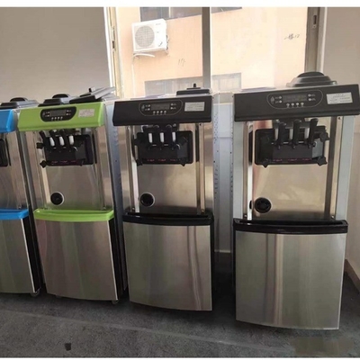 Soft Ice Cream Machine with 3flavor and 1 mix 120 KG Capacity