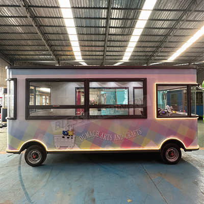 Electric Cart Mobile Snack Bread Food Truck for Winery and Food Beverage Application