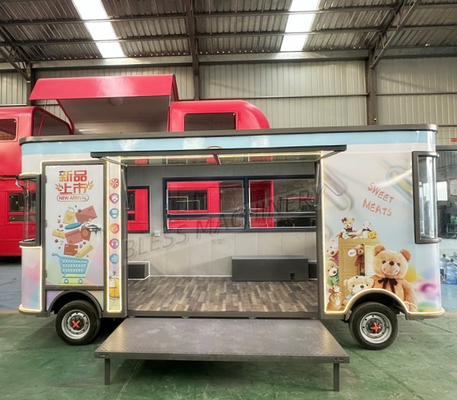 Electric Cart Mobile Snack Bread Food Truck for Winery and Food Beverage Application