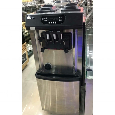 Soft Ice Cream Machine with 16-88L/h Capacity and Chocolate Raw Material