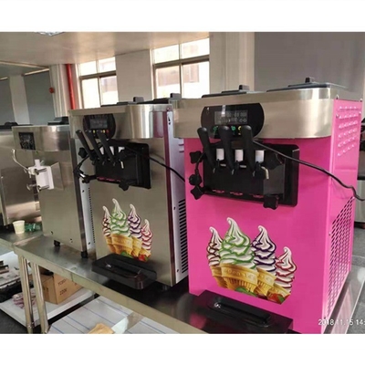 Soft Ice Cream Machine with 16-88L/h Capacity and Chocolate Raw Material
