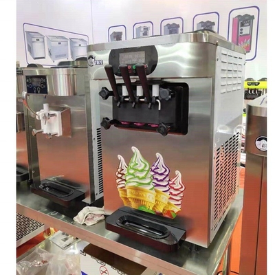 Soft Ice Cream Machine with 16-88L/h Capacity and Chocolate Raw Material