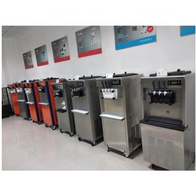 Quick Frozen 3 Flavors Commercial Ice Cream Machine with Pre-Cooling Keep Fresh System