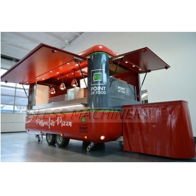 Customized Food Truck for Mobile Coffee Van Catering Cart Burgers Fries Ice Cream BBQ Bus