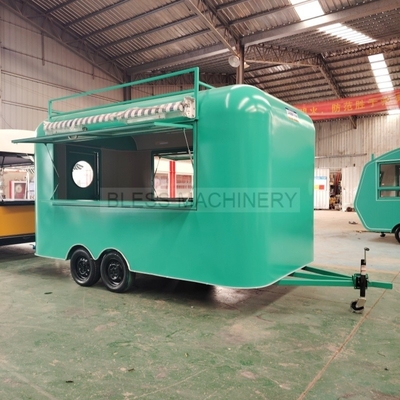 Fully Equipped Trailer in L450.00cm*W210.00cm*H250.00cm Mobile Food Vending Truck