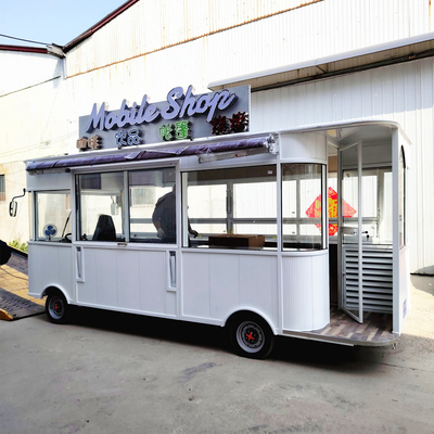Garment Shops Mobile Kitchen Trailer Street Mobile Food Warmer Cart/Crepe Food Trailer