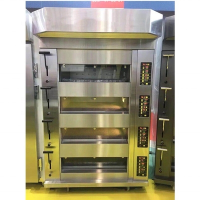 Energy-Saving 3 Deck Baking Oven Stainless Steel Heating Element for Tray Size 400*600mm