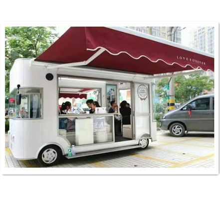 2024 Electric Truck/Food Vending Van with Unique Design and 600kg Driving Car Function