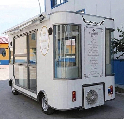 2024 Electric Truck/Food Vending Van with Unique Design and 600kg Driving Car Function