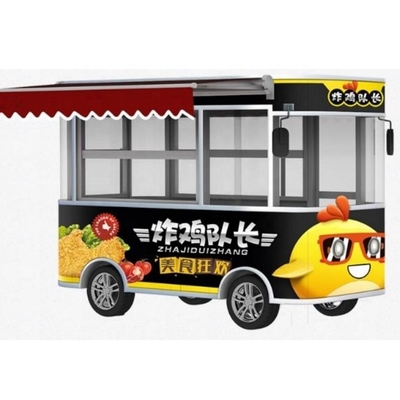 2024 Electric Truck/Food Vending Van with Unique Design and 600kg Driving Car Function