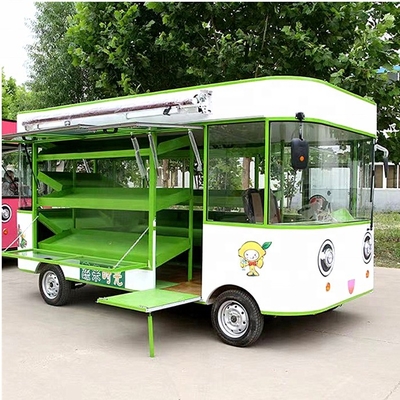 2024 Electric Truck/Food Vending Van with Unique Design and 600kg Driving Car Function