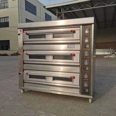 200 KG Capacity Single Phase Baking Oven with User-Friendly Design and Stainless Steel