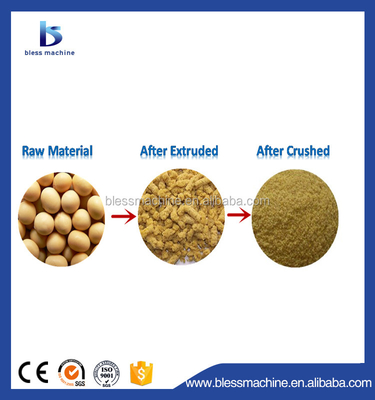 Electricity or Diesel Driven Full Fat Soya Extruder Machine for Advertising Companies