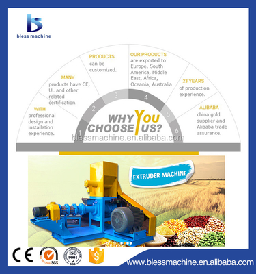 Electricity or Diesel Driven Full Fat Soya Extruder Machine for Advertising Companies