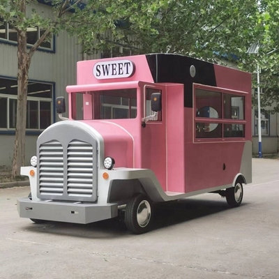 Bearings Electric Food Cart for Mobile Food Kiosk Catering Trailer and Stainless Steel