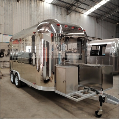 40kms per hr Mobile Sales Trailer for Snacks Fast Food Drinks Ice Cream Coffee Milk Tea