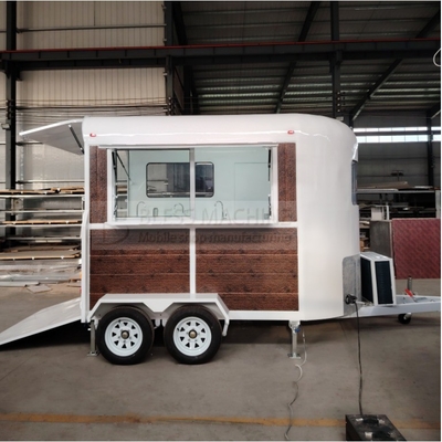 2024 Mobile Stainless Steel Trailer for Catering Bar Snack Fast Food Drink Ice Cream
