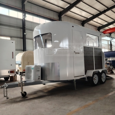 2024 Mobile Stainless Steel Trailer for Catering Bar Snack Fast Food Drink Ice Cream