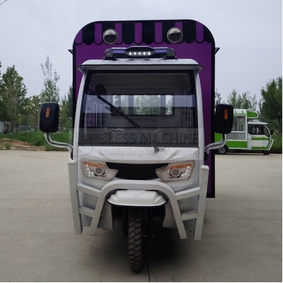 Multipurpose Mobile Electric Fast Food Snack Tricycle Pedicab with Customized Design