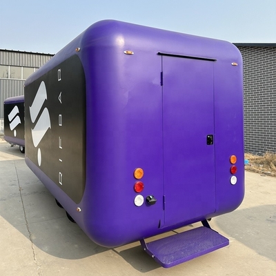 USA Designed Mobile Kitchen Trailer with Nuts Raw Material and Fully Equipped Kitchen