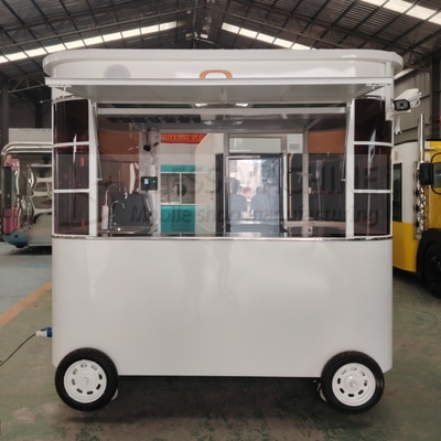 Modern Mobile Coffee Milk Tea Soybean Milk Fresh Juice Vegetable Fruit Salad Trolley