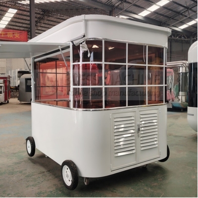 Modern Mobile Coffee Milk Tea Soybean Milk Fresh Juice Vegetable Fruit Salad Trolley