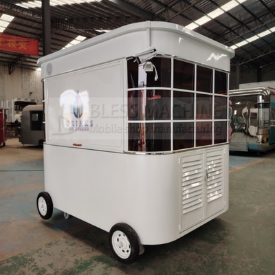 Modern Mobile Coffee Milk Tea Soybean Milk Fresh Juice Vegetable Fruit Salad Trolley