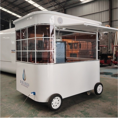 2024 Mobile Coffee Milk Tea Soybean Milk Fresh Juice Vegetable Fruit Car Trolley