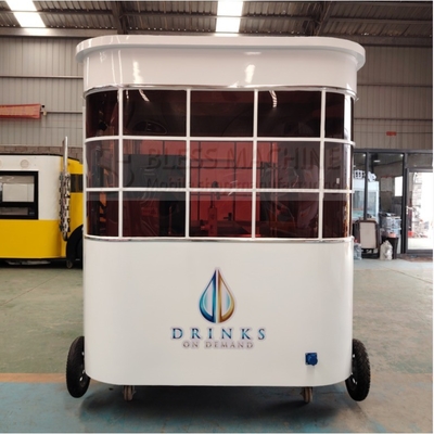 2024 Mobile Coffee Milk Tea Soybean Milk Fresh Juice Vegetable Fruit Car Trolley