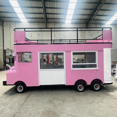 2022 Household Ice Cream Sandwich Cart Food Trailer with Sunshade and 85kms Long Distance