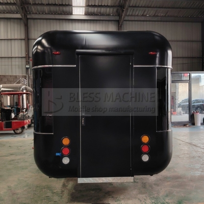 Rubber Universal Wheel Battery Driven Mobile Boutique Cart for and Retail Distribution