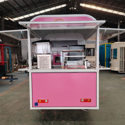 Video Technical Support Multipurpose Mobile Electric Fast Food Snack Tricycle Pedicab