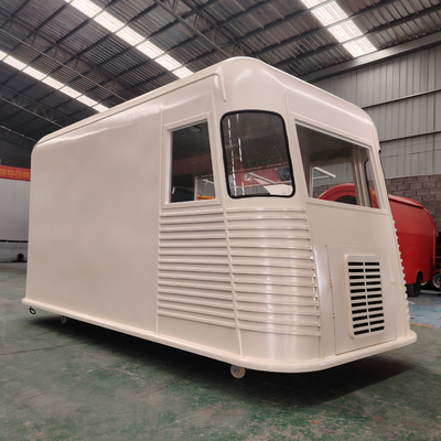 Multipurpose Electric Mobile Van for Snacks Drinks and Coffee 4 Road Wheels Outlet