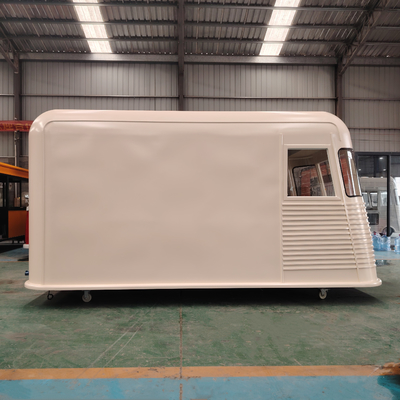 Multipurpose Electric Mobile Van for Snacks Drinks and Coffee 4 Road Wheels Outlet