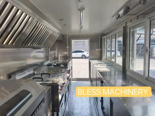 Garment Shops 2022 CE Approved Semi-Trailer 4 Wheels Technology Concession Food Trailer