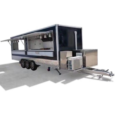 2022 CE Approved Semi-Trailer 4 Wheels Mobile Food Carts with Customizable Options